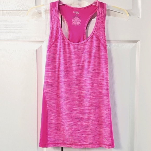 NWOT DANSKIN NOW Fitted Dri More pink sports tank. XL (16-18) - Picture 2 of 10